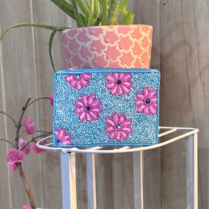 Handmade Durable <b>Pearl</b> Beaded Zipper Closure Evening <b>Handbag</b> for Women's Bridal Party Clutch with Elegant Beadwork Gift - Product Image 4