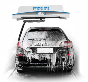 360 Touchless Car Wash Machine Automatic Car Wash Systems With High Pressure Liquid