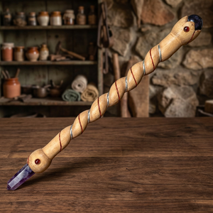 Spiral Agate Gemstone Rozrin <b>Crystals</b> Feng Shui Love Healing <b>Wands</b> Carved for Home Decoration - Product Image 2