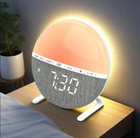 Nouvelle horloge de bureau numérique LED multifonction avec lumière de réveil