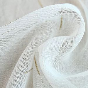 Venta directa de fábrica Tela de cortina de gasa de estilo liso con patrón teñido de hilo para revestimientos de ventanas y <span class=keywords><strong>persianas</strong></span> de sala de estar - Product Image 5