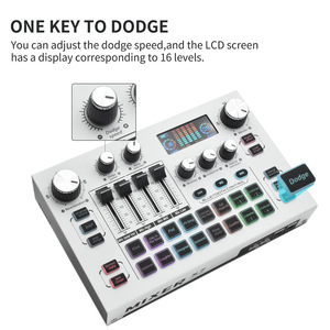 Tất Cả Các Kim Loại X7 Tùy Chỉnh Card Âm Thanh 48V Giao Diện USB Cho Cross-Biên Giới Sống Bài Hát Ghi Âm Điện Thoại Di Động Máy Tính-Phiên Bản Tiếng Anh - Product Image 5