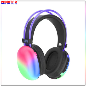 Auriculares Inalámbricos Bluetooth con Orejeras RGB, <span class=keywords><strong>Cascos</strong></span> de Audio - Product Image 1