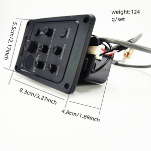 Equalizzatore per Chitarra 201 di Seconda Generazione, Sistema Preamplificatore Fishman 201 EQ per Accessori Pickup di Chitarre Acustiche Folk - Product Image 2