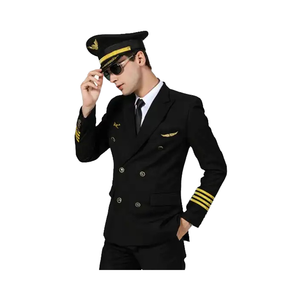 Uniforme de Piloto de Línea Aérea Clásico de Alta Calidad, Traje de Piloto de Aviación para Tripulación de Cabina - Product Image 4