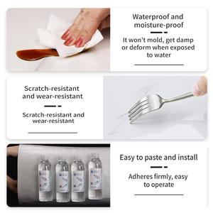 Pellicola in PVC Effetto Marmo per Facciate di <span class=keywords><strong>Mobili</strong></span> Carta Adesiva Rimovibile e Applicabile - Product Image 5