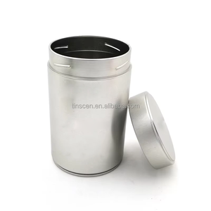 Hot bán thông tư Bạc lon thiếc, cà phê bao bì hộp, điển hình kín trà lon thiếc với dập nổi - Product Image 3