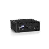 China Factory 4 LANs J4125 N4000 enrutador de firewall mini pc DP + HD MI pantalla dual J4125 N4000 sin ventilador min PC NUC