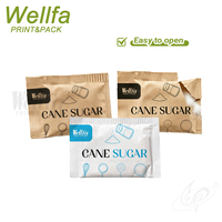 Sacs d'emballage en plastique personnalisés OEM de 1 kg, de qualité alimentaire, en PE blanc granulé, à fond plat, avec fenêtre transparente et fermeture éclair refermable