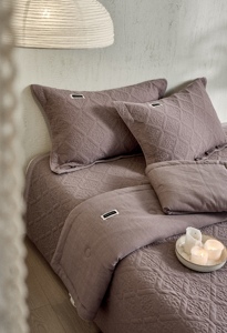 Bộ ga trải giường và vỏ gối bằng vải lanh, cotton và lyocell, chất liệu sợi tự nhiên - Product Image 5