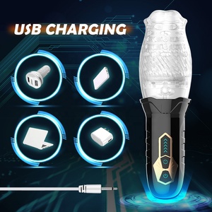 Vibratore Rotante a 10 Velocità per Uomini, Allenatore <span class=keywords><strong>Automatico</strong></span> per il Glande, Masturbatore Maschile con Vagina Realistica, Giocattoli Sessuali per Uomini - Product Image 6