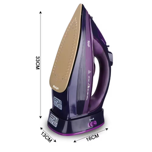 Fer à vapeur sans fil portatif RAF, vapeur verticale, pour usage hôtelier et domestique, semelle en céramique, électrique 2400W, directement de l'usine - Product Image 1