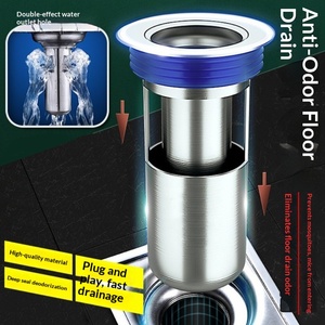 OEM Factory Odor-Proof Core Anti-Odor Floor Drain Bathroom 304 Sewer Small-Caliber Silicone Anti-Backflow Pipe Water - Product Image 4