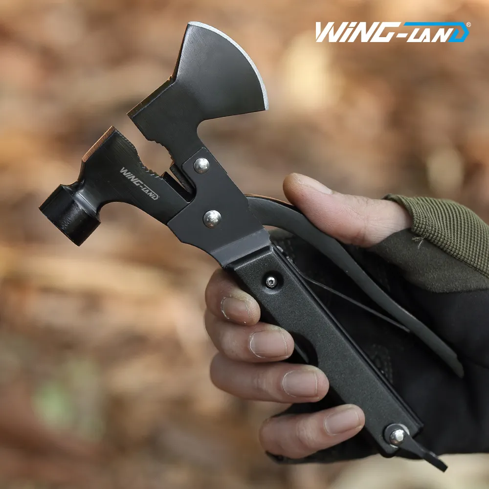 15in1 Multi ferramenta Machado Martelo Alicador Multitool Knife Blade Chave De Fenda para Caminhadas Camping Ao Ar Livre