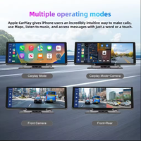 Écran tactile Bluetooth Caméra de voiture Vue arrière de voiture Caméra sans fil Dvr Dashcam avec Gps