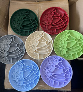 VaryWell en stock Tapis à lécher pour chien de différentes couleurs 2025 New <span class=keywords><strong>Pet</strong></span> Christmas Product Bowl Christmas Dog Slow <span class=keywords><strong>Feeder</strong></span> - Product Image 6