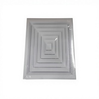 Diffuseur intelligent de plafond carré en plastique ABS avec installation facile et garantie d'un an