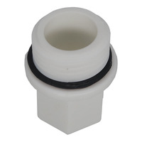 LK-207 En gros Bouchons filetés mâles 1/2" 3/4" pour tuyaux PPR, raccords de plomberie, bouchons en plastique pour tuyaux PPR