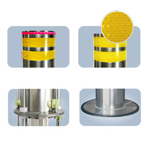 Автоматический выдвижной парковочный столбик из нержавеющей стали с дистанционным управлением, гидравлический, противоударный, для регулирования движения - Product Image 6