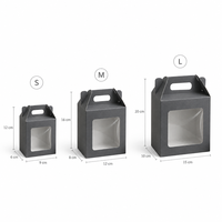 Individuell Bedruckte Kartonbox mit Fenster Verpackung Schlitzkarton PET-Fenster Faltbare Geschenkbox für OEM ODM Service