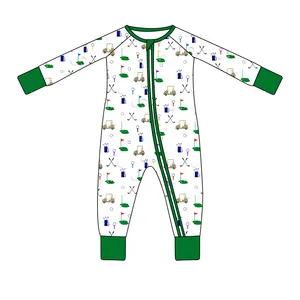 Rarewe Hot Selling Children's Sleepwears Spring Autumn Warm Home Clothes Set Cartoon Print Children Bamboo Pajamas