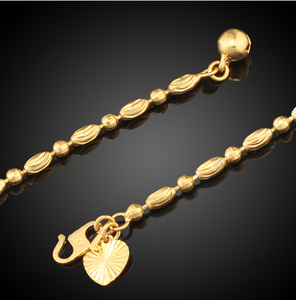 Bracciali da donna in rame placcato oro 18K, stile etnico di tendenza, <span class=keywords><strong>con</strong></span> campanelle e perline, per anniversario - Product Image 2