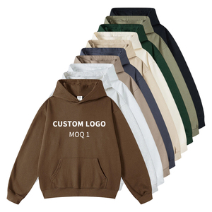 Sweat-shirt en coton 100% pour <span class=keywords><strong>homme</strong></span>, tricoté, épais (<span class=keywords><strong>420</strong></span> g/m²), idéal pour l'hiver, personnalisable avec logo, style streetwear, haute qualité, vente en gros - Product Image 2