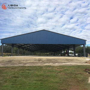 Легкие структурные каркасные здания, стальная конструкция для современных коровников, большие фермерские сараи, промышленные здания - Product Image 2