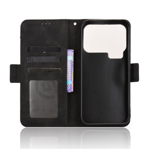 Funda de teléfono de cuero con múltiples ranuras para tarjetas para Xiaomi 17 Pro Max - Product Image 3