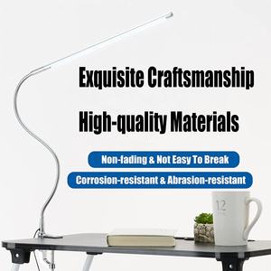 Lampe de bureau à Clip USB LED 8 W pour soins des yeux, col de cygne Flexible, pince pivotante 360 pour la lecture de manucure - Product Image 3