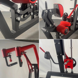 Machine de <span class=keywords><strong>presse</strong></span> triceps assise à charge libre pour bras indépendants, équipement de fitness commercial robuste avec coussin de <span class=keywords><strong>cuisse</strong></span> réglable - Product Image 3