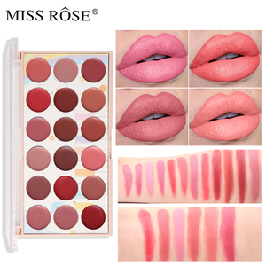 Miss Rose Palette di Rossetti Opachi in 18 Colori, Crema Idratante ad Alta Pigmentazione, Cosmetici per Trucco - Product Image 4