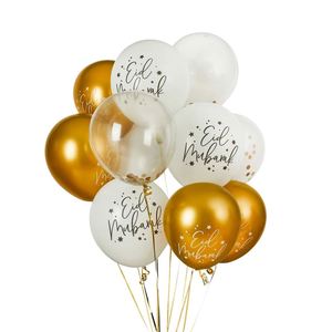 Ramadan Decor Gift 12 Pcs Eid Decoration Latex Custom Pattern Hajj <b>Party</b> <b>Balloons</b> - Product Image 2