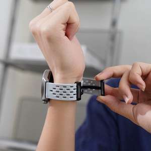 Bracelet de montre en silicone pour Samsung Galaxy <span class=keywords><strong>Watch</strong></span> 5 6 7 4/6 Classic Active 2, 22mm 20mm, pour Amazfit Bip <span class=keywords><strong>3</strong></span> <span class=keywords><strong>Huawei</strong></span> GT4 GT3 - Product Image 6