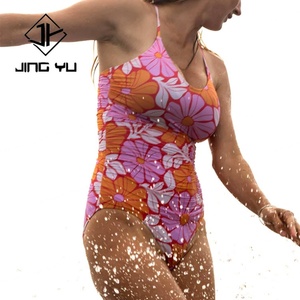 Maillot de bain hawaïen plissé de luxe conçu par des designers, polyester écologique de haute qualité, maillot de bain une pièce - Product Image 3