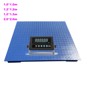 YZC लोड सेल के साथ 1.2*1.2m 2 टन फ्लोर स्केल प्लेटफार्म वेइंग स्केल - Product Image 1