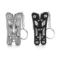 Outil multifonction de poche 13-en-1, lame en acier inoxydable, poignée en aluminium, tournevis industriel, lime, pinces de survie en plein air
