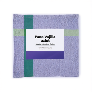 Paño de Cocina Azul 55x55 de Algodón para Limpieza - Product Image 2