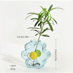 आधुनिक स्पष्ट ग्लास सिलेंडर <span class=keywords><strong>vase</strong></span> हाइड्रोपोनिक बड वेस 210 मिलीलीटर हस्तनिर्मित पर्यावरण के अनुकूल आश्चर्य ब्रांड थोक छोटे फूल के आकार के लिए आकार - Product Image 6