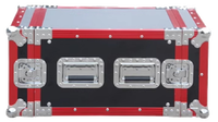 Boîtier d'amplificateur de puissance professionnel Portable 3 portes DJ Flight Case