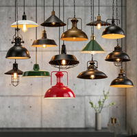 Luminaire suspendu pour îlot de cuisine industriel, luminaire suspendu en fer noir, luminaire suspendu LED pour salle à manger, restaurant