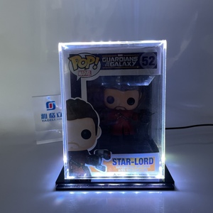 Nhà Máy Trực Tiếp 4Mm Dày Acrylic Vui Vẻ KO <span class=keywords><strong>Pop</strong></span> Hiển Thị Với Đèn <span class=keywords><strong>LED</strong></span> Không Thấm Nước Cho Người Lạ Những Điều Hình Bảo Vệ - Product Image 1