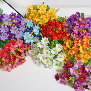 <span class=keywords><strong>Bouquet</strong></span> <span class=keywords><strong>de</strong></span> marguerites et chrysanthèmes artificiels pour la décoration <span class=keywords><strong>de</strong></span> balcon, style campagnard, vente en gros - Product Image 2