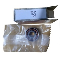 Bearing Bola 708C 708CDGA/P4A, Bearing Berkualitas Jerman 708-C-T-P4S-UL, Bearing Spindle Kontak Sudut B708CTP4SUL S608CTA