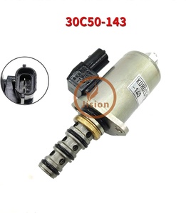 อะไหล่รถขุด KDRDE5K-50 30C50-143 YN35V00004F1 โซลินอยด์วาล์ว K7V63/125 SK350-8 SK450-8 โซลินอยด์วาล์วรถขุด - Product Image 3