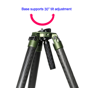 Trípode de Fibra de Carbono de Alta Resistencia, Capacidad de Carga de 100 kg, Soporte Profesional para Cámara para Transmisión, <span class=keywords><strong>Cine</strong></span> y Grabación de Video - Product Image 6