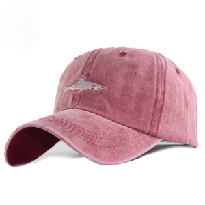 Phổ biến thế hệ 1 thể thao đường phố Mũ bóng chày rửa thêu cá mập thiết kế tính năng vải phổ biến - Product Image 6