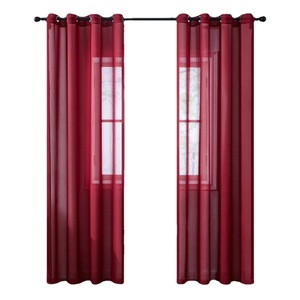 Tende in Chiffon Voile Bianco Semitrasparente di Buona Qualità, Super Morbide e Lisce, Tende da Finestra 52*96 Pollici - Product Image 6