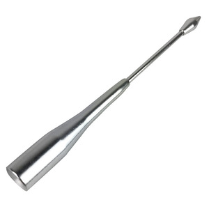 Antenne décorative de voiture en métal, mini antenne FM améliorée, courte, argentée, usage général, 50 ohms, antenne radio - Product Image 3