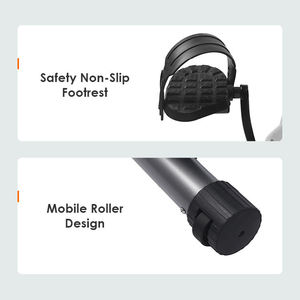 Vélo d'exercice <span class=keywords><strong>stationnaire</strong></span> intérieur pliable à la mode conception réglable portable pour la salle de sport à usage domestique <span class=keywords><strong>avec</strong></span> résistance magnétique pour le fitness - Product Image 4